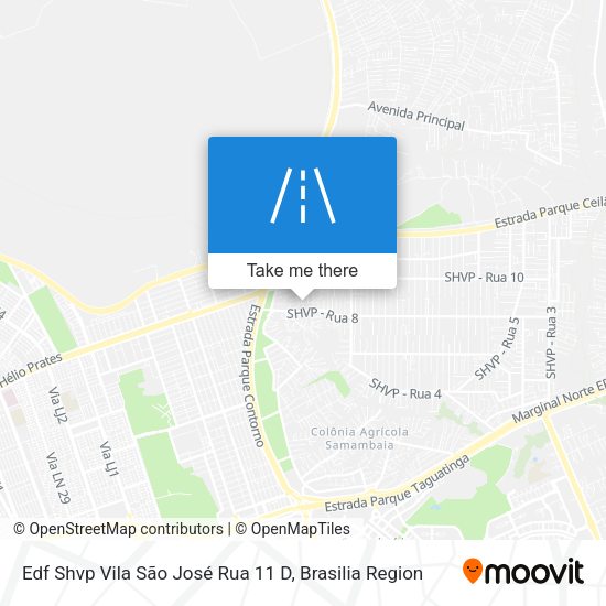 Edf Shvp Vila São José Rua 11 D map
