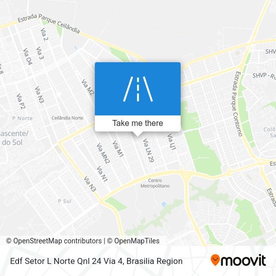 Edf Setor L Norte Qnl 24 Via 4 map