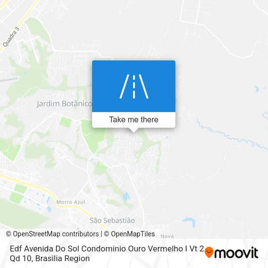 Edf Avenida Do Sol Condominio Ouro Vermelho I Vt 2 Qd 10 map