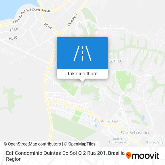 Edf Condominio Quintas Do Sol Q 2 Rua 201 map