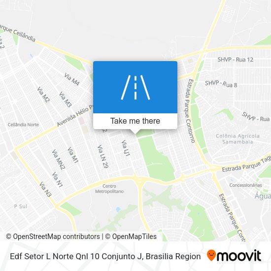 Edf Setor L Norte Qnl 10 Conjunto J map