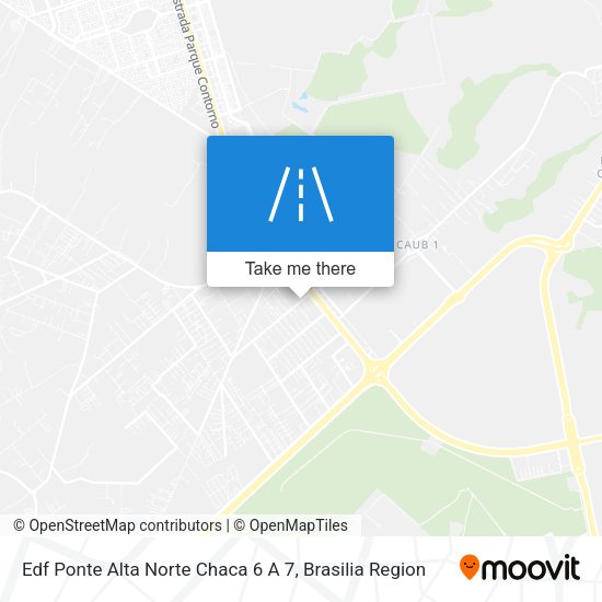 Edf Ponte Alta Norte Chaca 6 A 7 map