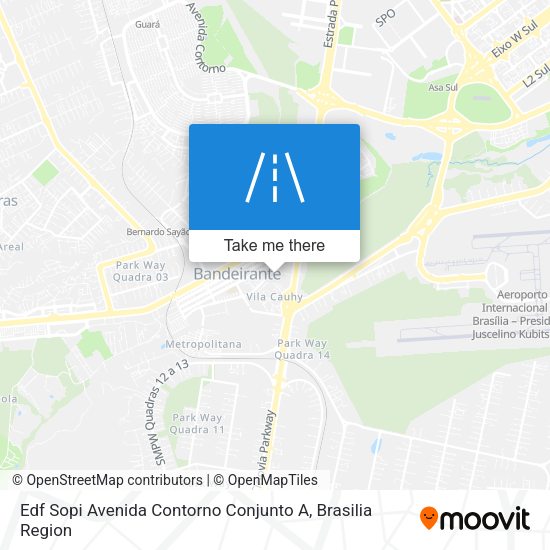 Edf Sopi Avenida Contorno Conjunto A map