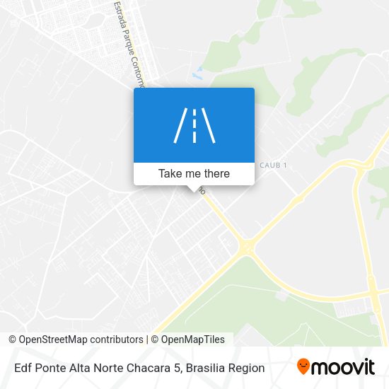 Edf Ponte Alta Norte Chacara 5 map