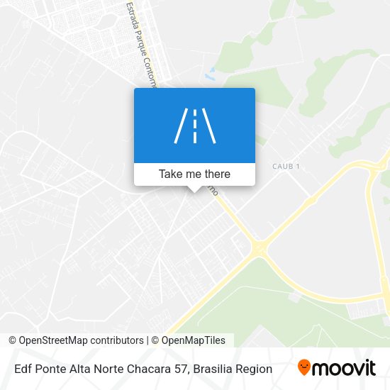 Edf Ponte Alta Norte Chacara 57 map