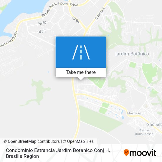 Condominio Estrancia Jardim Botanico Conj H map
