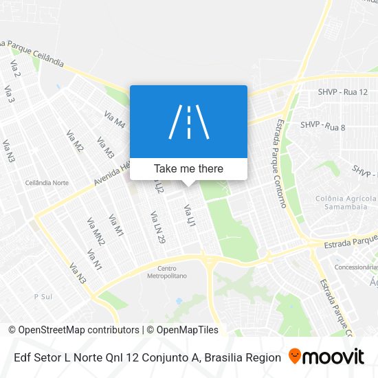 Edf Setor L Norte Qnl 12 Conjunto A map
