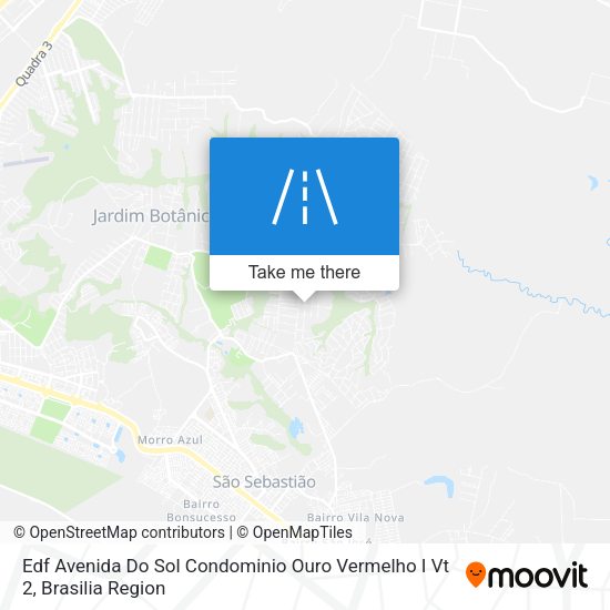 Edf Avenida Do Sol Condominio Ouro Vermelho I Vt 2 map