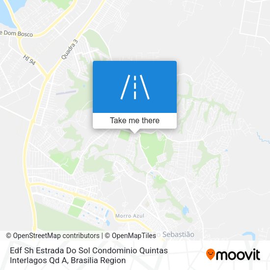Edf Sh Estrada Do Sol Condominio Quintas Interlagos Qd A map