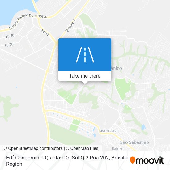Edf Condominio Quintas Do Sol Q 2 Rua 202 map