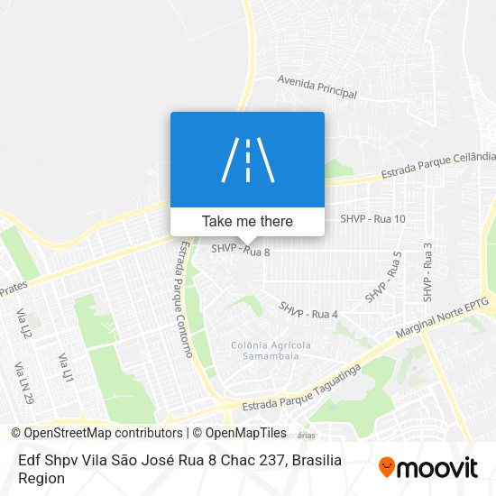 Edf Shpv Vila São José Rua 8 Chac 237 map