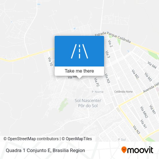 Quadra 1 Conjunto E map