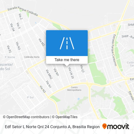 Edf Setor L Norte Qnl 24 Conjunto A map