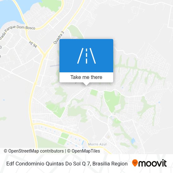 Edf Condominio Quintas Do Sol Q 7 map