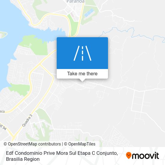 Edf Condomínio Prive Mora Sul Etapa C Conjunto map