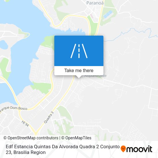 Edf Estancia Quintas Da Alvorada Quadra 2 Conjunto 23 map