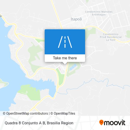Quadra 8 Conjunto A B map