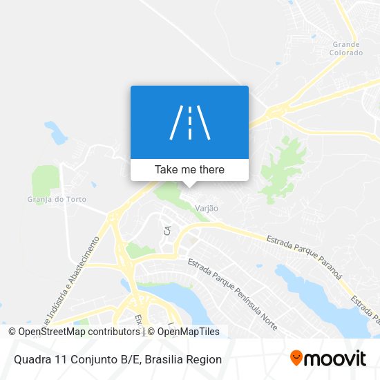 Quadra 11 Conjunto B/E map