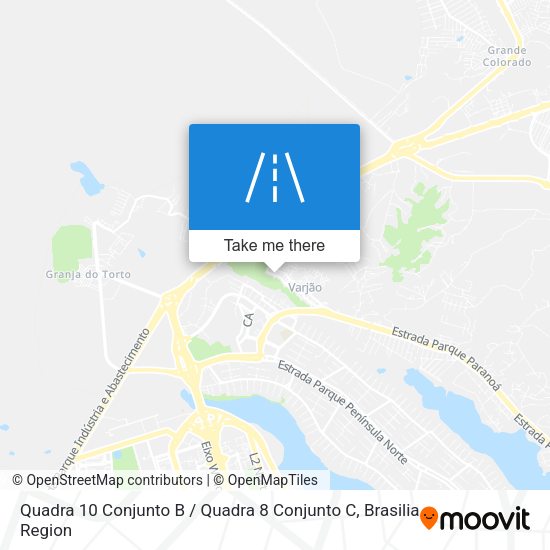 Quadra 10 Conjunto B / Quadra 8 Conjunto C map