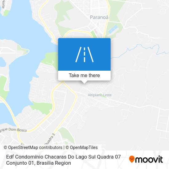 Edf Condomínio Chacaras Do Lago Sul Quadra 07 Conjunto 01 map