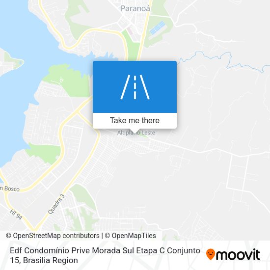 Edf Condomínio Prive  Morada Sul Etapa C Conjunto 15 map