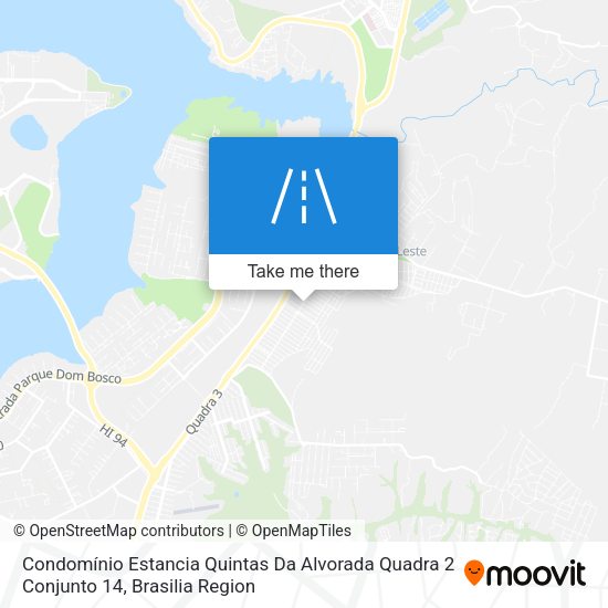 Condomínio Estancia Quintas Da Alvorada Quadra 2 Conjunto 14 map