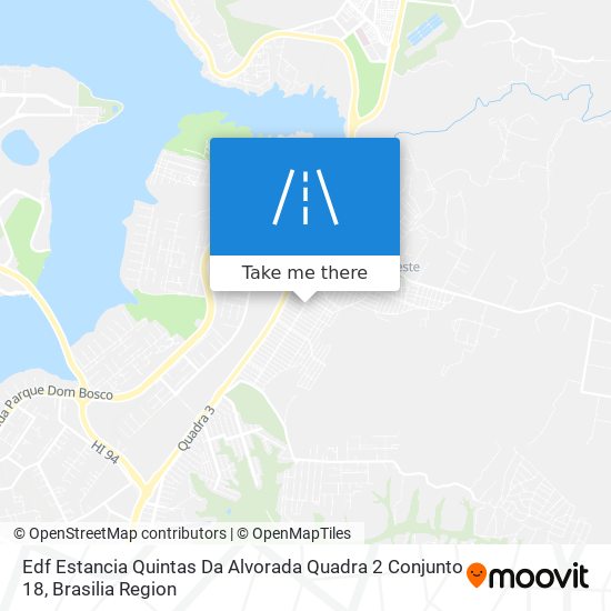 Edf Estancia Quintas Da Alvorada Quadra 2 Conjunto 18 map