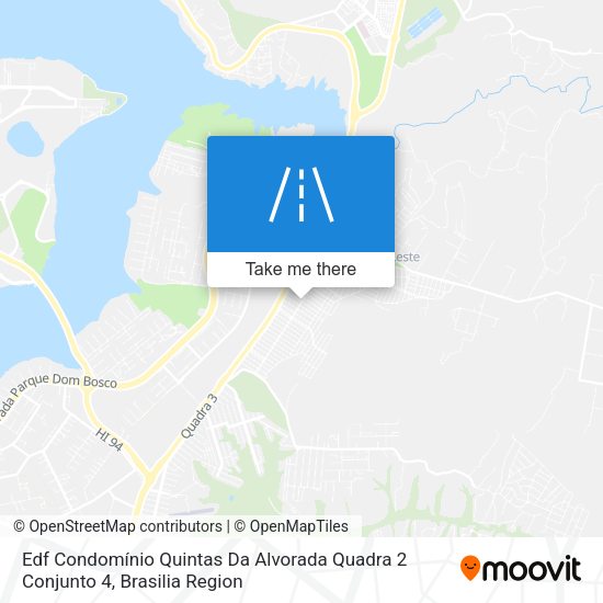 Edf Condomínio Quintas Da Alvorada Quadra 2 Conjunto 4 map