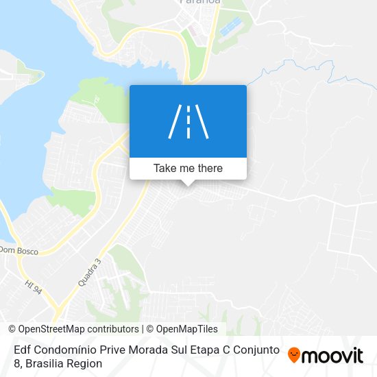 Edf Condomínio Prive Morada Sul Etapa C Conjunto 8 map