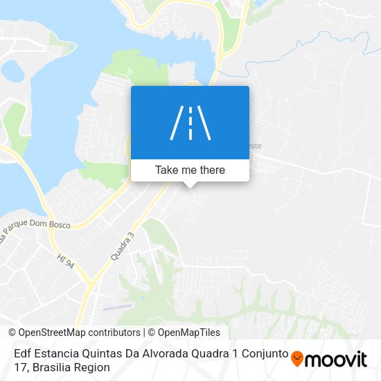 Edf Estancia Quintas Da Alvorada Quadra 1 Conjunto 17 map