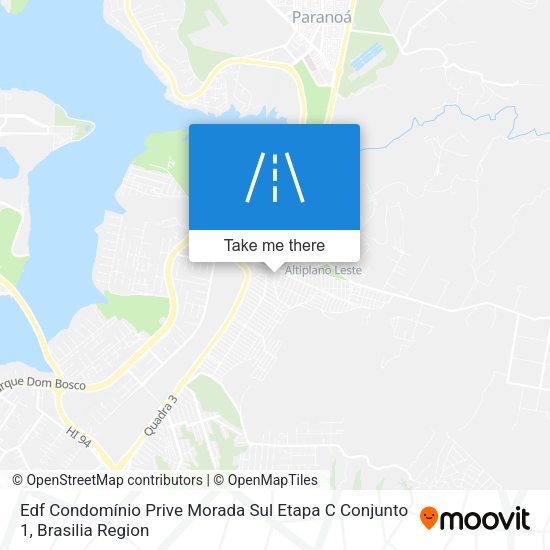 Edf Condomínio Prive Morada Sul Etapa C Conjunto 1 map
