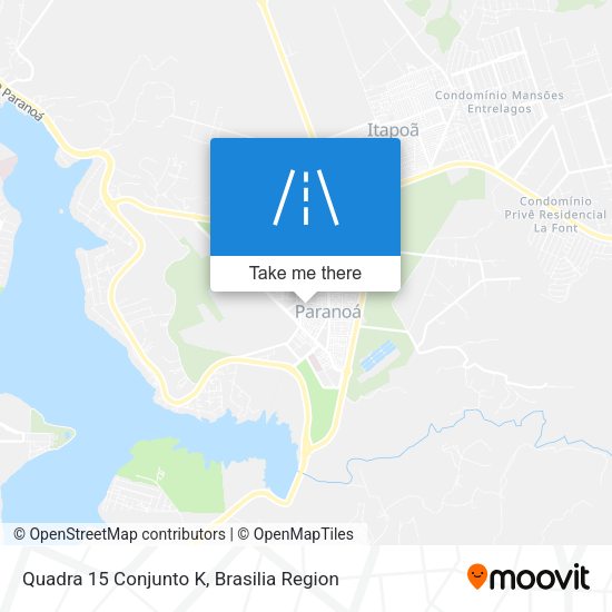 Quadra 15 Conjunto K map