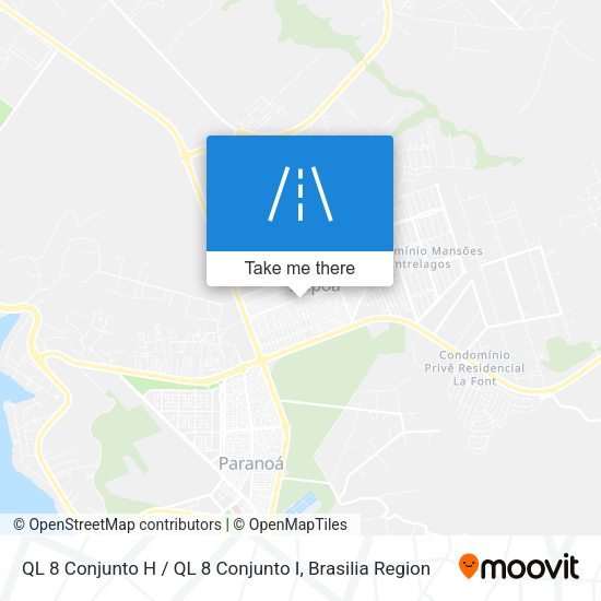 QL 8 Conjunto H / QL 8 Conjunto I map