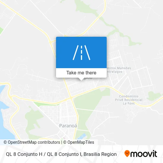 QL 8 Conjunto H / QL 8 Conjunto I map