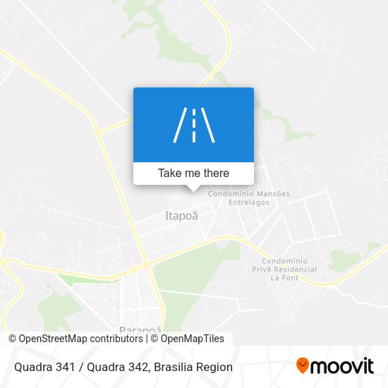 Quadra 341 / Quadra 342 map