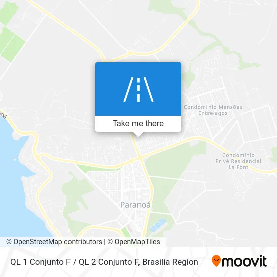 QL 1 Conjunto F / QL 2 Conjunto F map