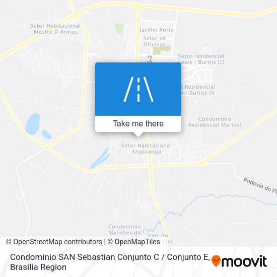 Condomínio SAN Sebastian Conjunto C / Conjunto E map