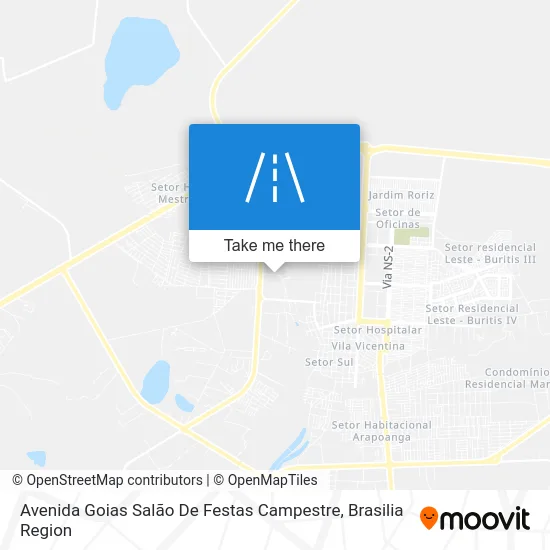 Avenida Goias Salão De Festas Campestre map