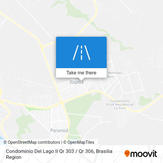 Condomínio Del Lago II Qr 303 / Qr 306 map