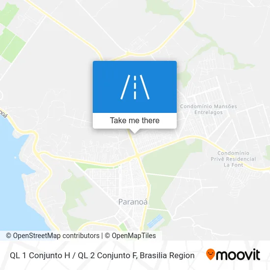 QL 1 Conjunto H / QL 2 Conjunto F map