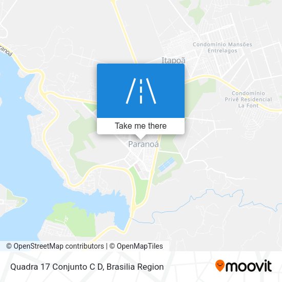 Quadra 17 Conjunto C D map