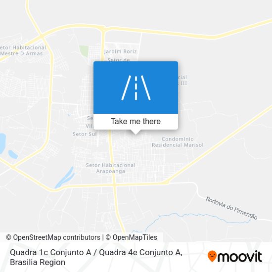 Quadra 1c Conjunto A / Quadra 4e Conjunto A map