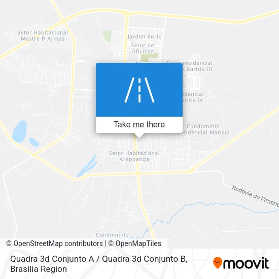 Quadra 3d Conjunto A / Quadra 3d Conjunto B map