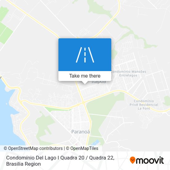 Condomínio Del Lago I Quadra 20 / Quadra 22 map