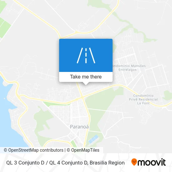 QL 3 Conjunto D / QL 4 Conjunto D map