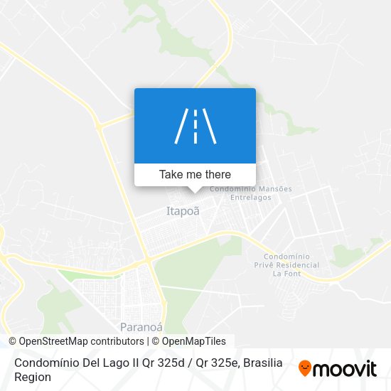 Condomínio Del Lago II Qr 325d / Qr 325e map