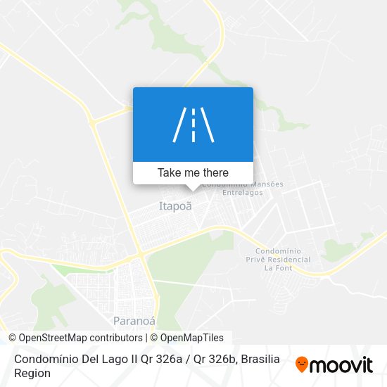 Condomínio Del Lago II Qr 326a / Qr 326b map