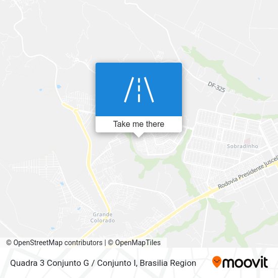 Quadra 3 Conjunto G / Conjunto I map