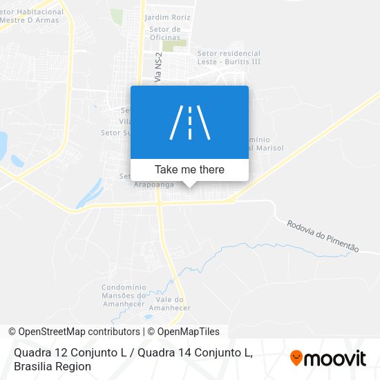 Quadra 12 Conjunto L / Quadra 14 Conjunto L map
