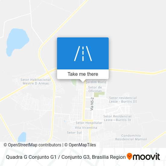 Quadra G Conjunto G1 / Conjunto G3 map